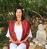 Hesam meditating at The Expanding Light Retreat