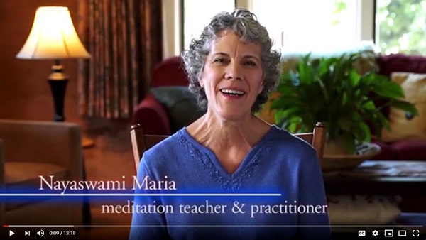 Learn to meditate video with Maria